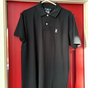 Psycho Bunny Classic Black Polo Shirt